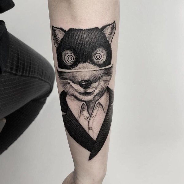 Fox tattoo